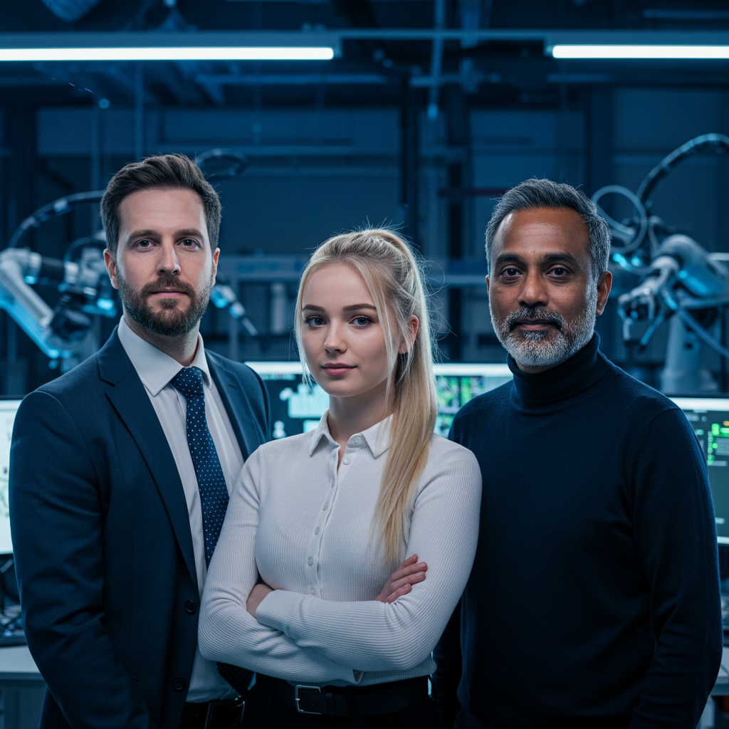 Staff di esperti in tecnologia